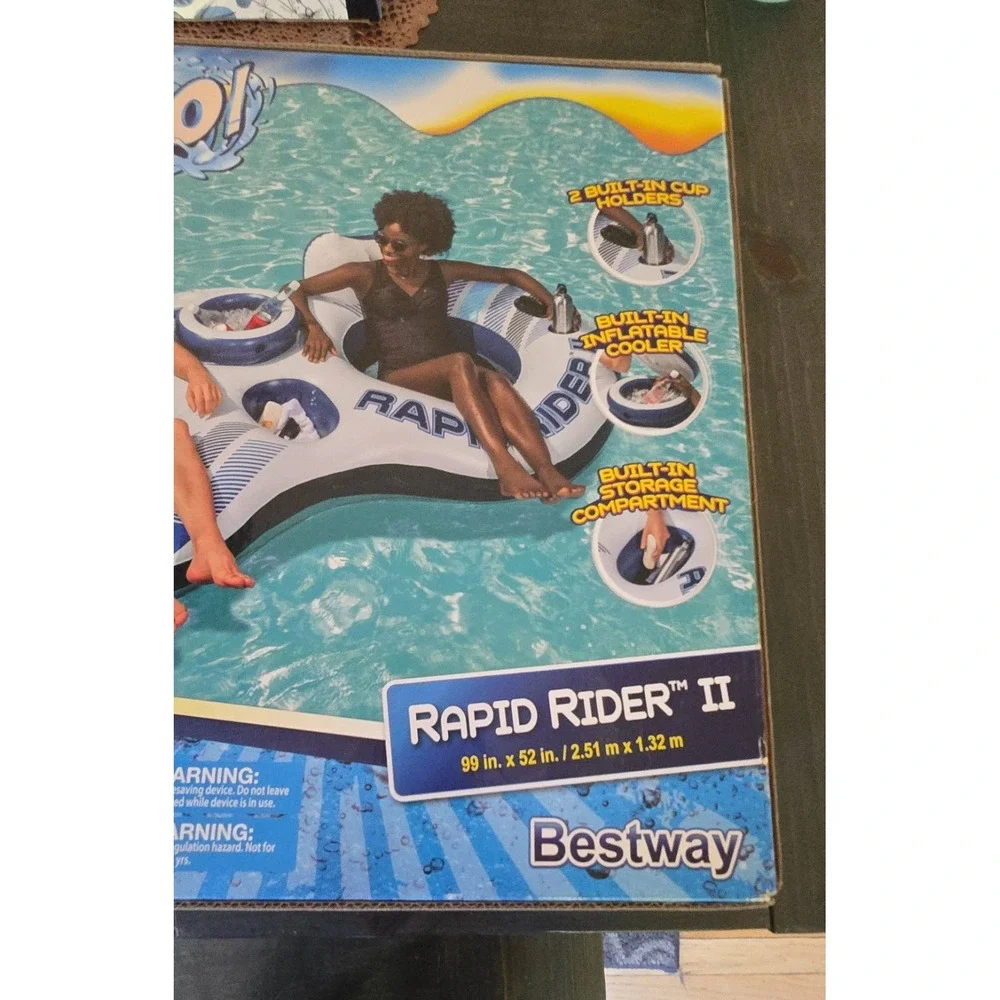 Bestway H20Go Rapid Rider‎ 2 Side-by-Side Double River/Float Tube
